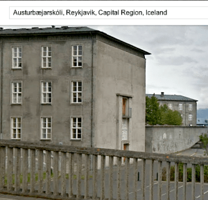 Austurbæjarskóli Google Earth