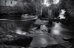 Uddevalla Bäveån Bohuslän Fujifilm F100X Monochrome Sweden