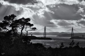 Uddevalla Bohuslän E6 Fujifilm F100X Monochrome Sweden