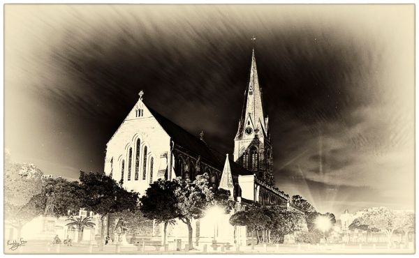 Cathedral of St Michael and St George on Church Square, Grahamstown Makhanda