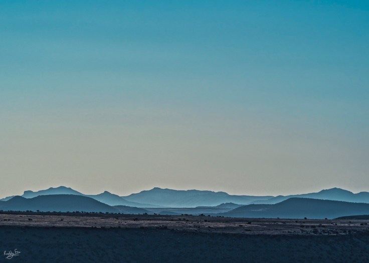 Karoo Skyline from Mt Zebra, Cradock, Karoo