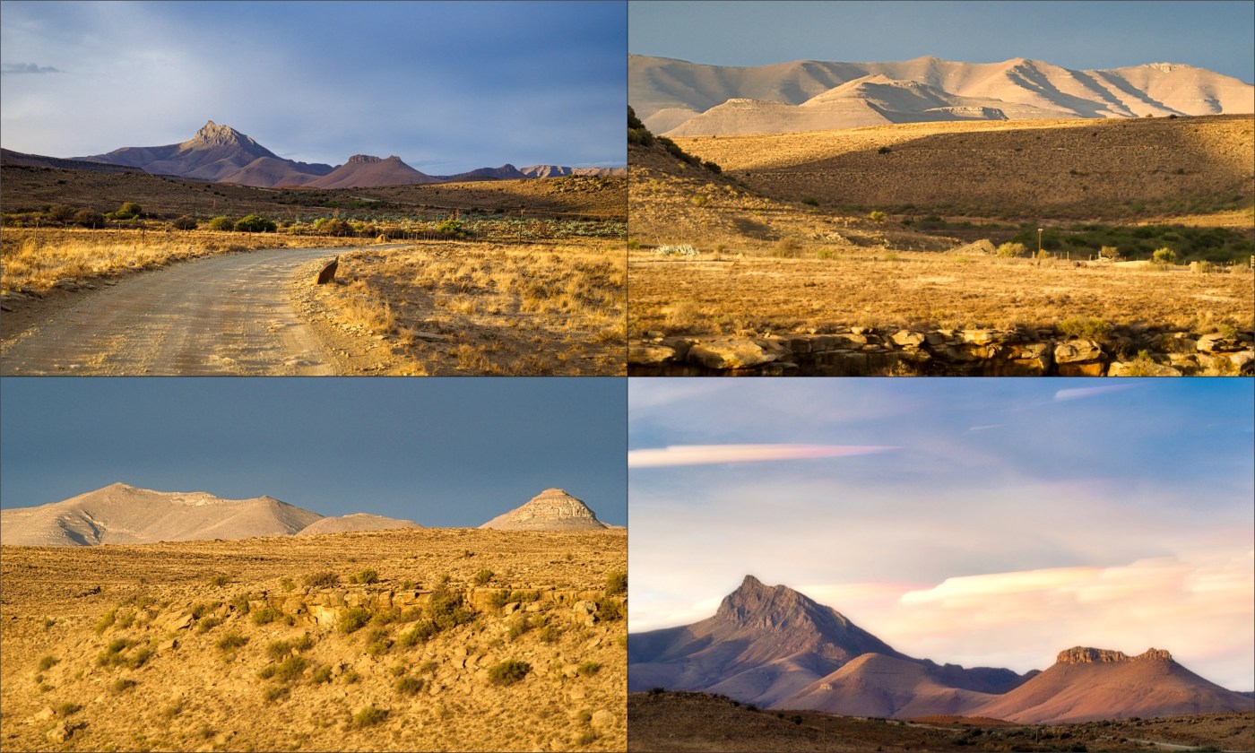 Karoo golden light composite